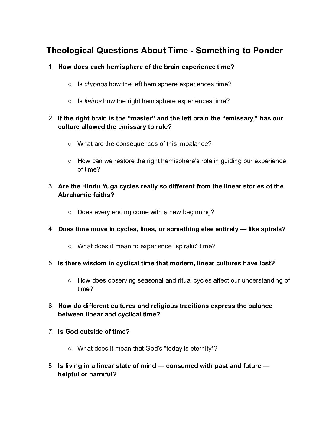 Programming Committee Meeting